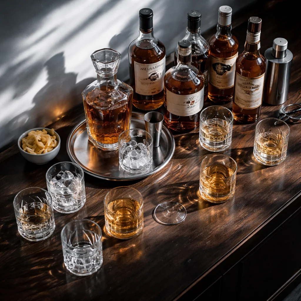Organizacja degustacji whisky w domu - 